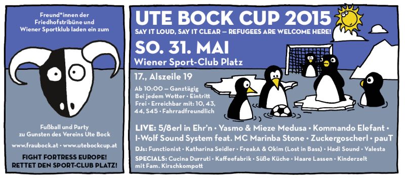 Ute Bock Cup 2015 - Flyer